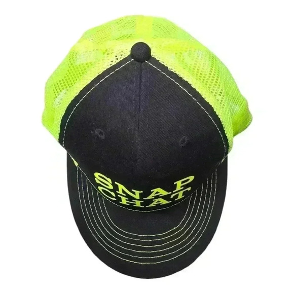 Cobra Snapchat Snapback Mesh Hat Cap Neon Green Yellow Black One Size - Picture 3 of 13